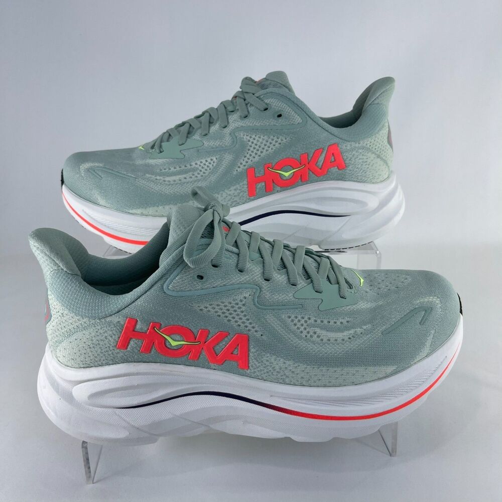 Hoka Men's Clifton 10 Wide Athletic Shoes 1162032 / SGNN | Men's 8 2E Wide | NEW